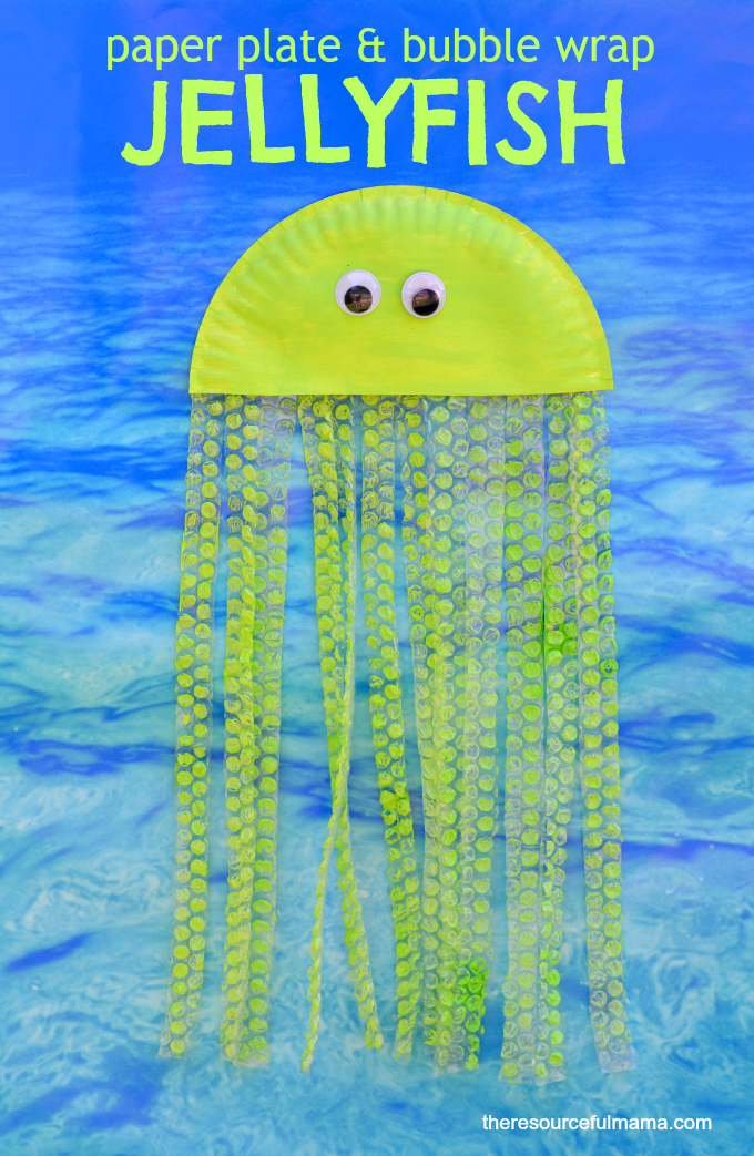 Paper shop plate jellyfish