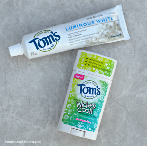 Toms of Maine natural personal hygiene products available at Target.