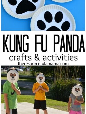 Kung Fu Panda 3 Summer Family Movie Night Crafts & Activities