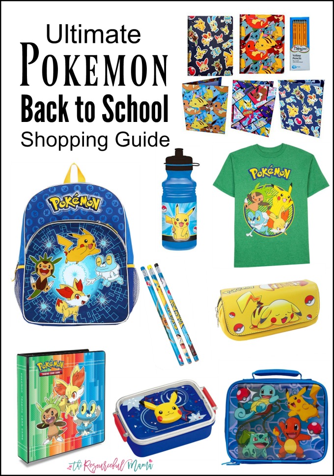 Your Pokemon fan will love going back to school with this Pokemon themed school supplies from backpacks to shirts to pencils and more.