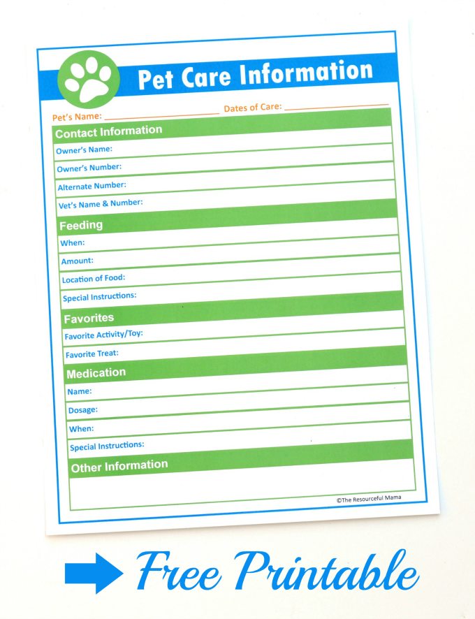 cat-sitter-instructions-template