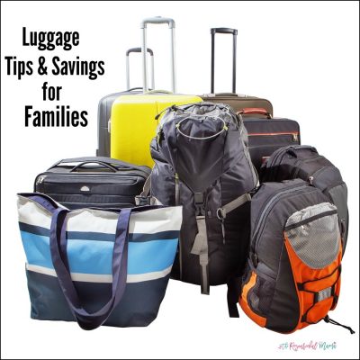 Luggage Tips and Savings for Traveling Families