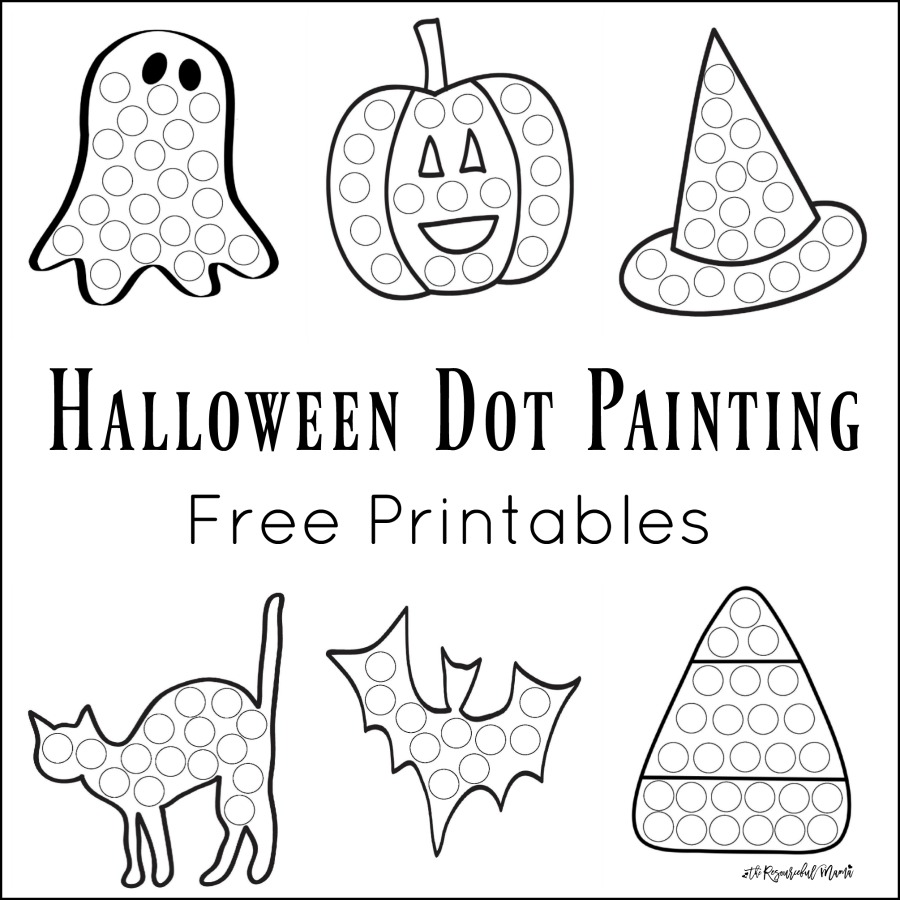 Dot Pages for Dot Markers {5 super fun dot marker art pages}