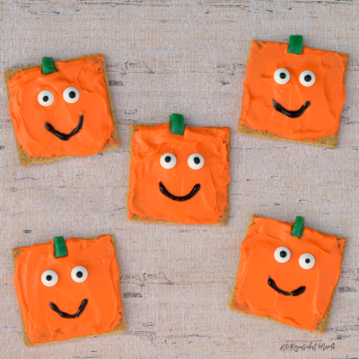 Spookley the Square Pumpkin Inspired Pumpkin Snacks