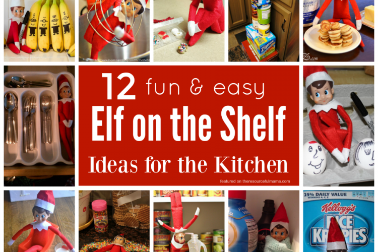 These fun and easy Elf on the Shelf kitchen ideas will get you started on planning some fun and mischief for your Elf this Christmas holiday.