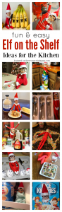 These fun and easy Elf on the Shelf kitchen ideas will get you started on planning some fun and mischief for your Elf this Christmas holiday.