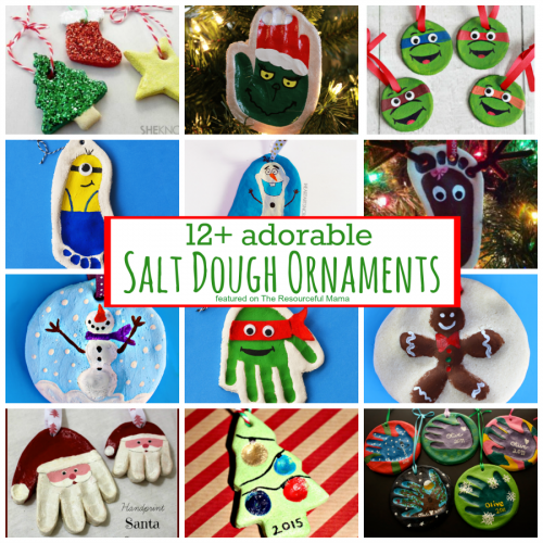 12+ Adorable Salt Dough Ornaments - The Resourceful Mama