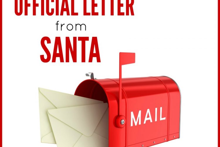 Learn how to write a letter to Santa so that your child receives a response this Christmas