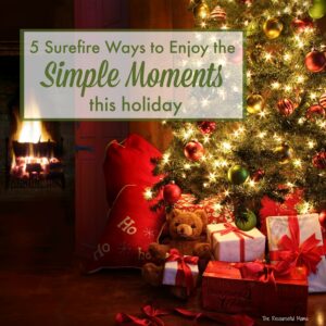 These five tips will lead you to a stress free holiday, so you can enjoy the simple moments with your family this Christmas.