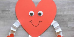 This heart person is a fun and easy Valentine's Day craft for kids.
