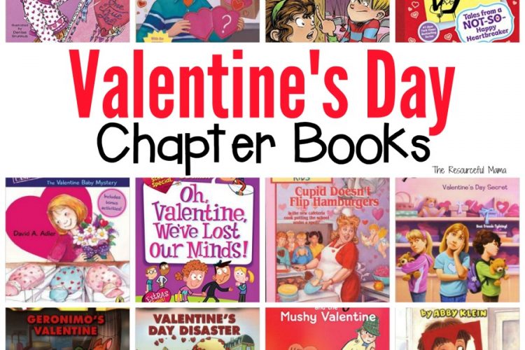 Valentine's Day chapter books full laughs, adventure, and mystery for your grade school aged kids. These Easy to read Valentine's Day chapter books will get even the most reluctant readers reading and loving it