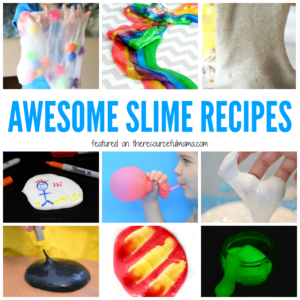 Kids love making and playing with slime and these DIY slime recipes take slime making to a whole new level as science and sensory fun come together. 