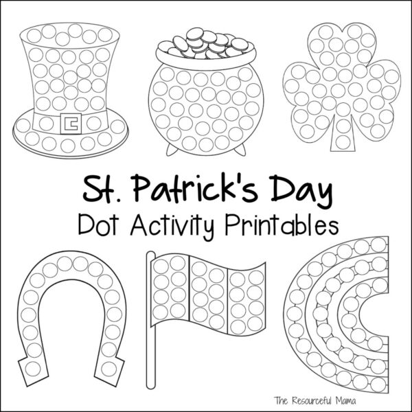 These St. Patrick's Day do a dot worksheets provide a quick and easy activity for young kids, while introducing and getting them excited about the holiday.