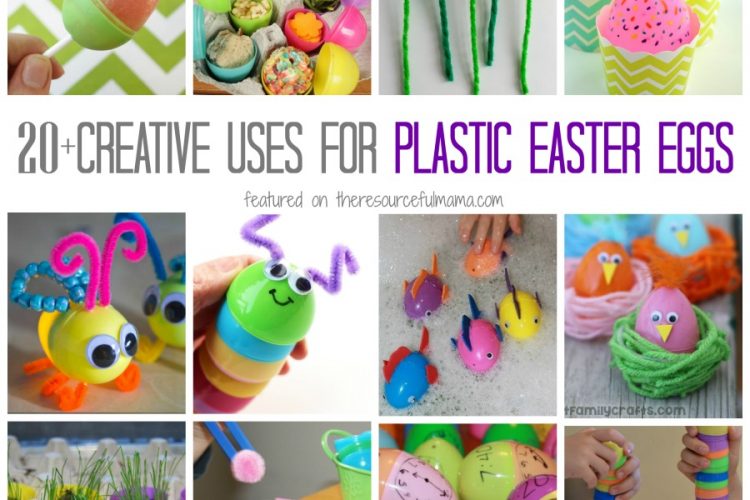 So many fun and creative ways to use plastic Easter eggs: crafts, activities, learning, and treats