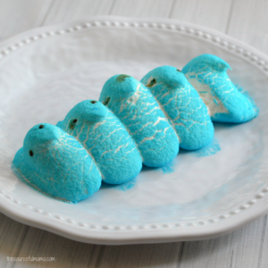 Peeps candy scream spring and Easter. Turn your candy into a hands on learning Peeps Candy Science Experiment that kids will love. 