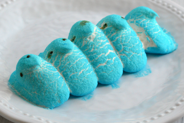 Peeps candy scream spring and Easter. Turn your candy into a hands on learning Peeps Candy Science Experiment that kids will love.