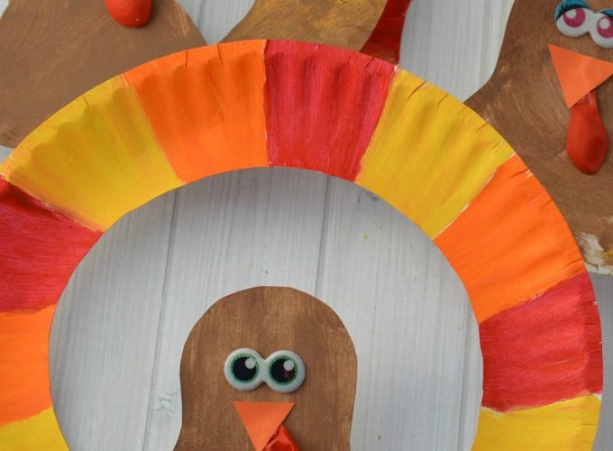 This paper plate turkey craft is a fun Thanksgiving craft for kids.