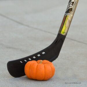 Pumpkin hockey is a fun fall activity for kids. It's a great game to play at fall festivals and Halloween parties.