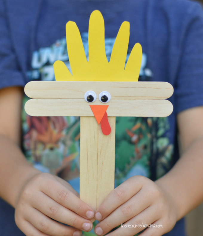 T is for Turkey Craft The Resourceful Mama