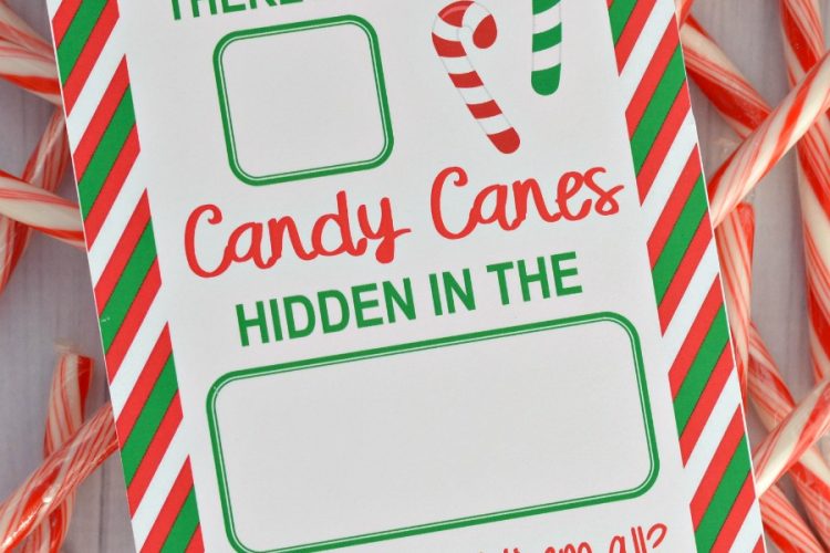 This Candy Cane Hide & Seek Game is a quick, easy, and inexpensive Christmas activity for kids. It's a great Elf on the Shelf activity.