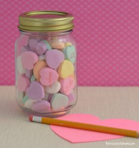This Valentine's Day Estimation Activity is a simple, quick, and inexpensive game kids love playing at Valentine's Day parties. 