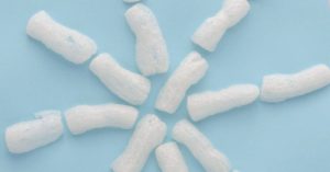 Save your packing peanuts for a low cost, easy snowflake craft your kids can make this winter.