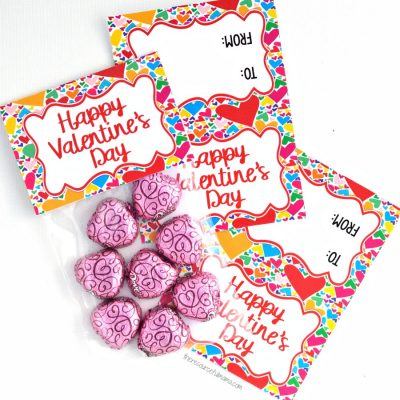 Valentine’s Day Treat Bag Toppers