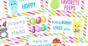 These Easter Lunch Box Notes add a fun little seasonal surprise to your child's lunch. They are sure to brighten up their day and put a smile on your child's face. 