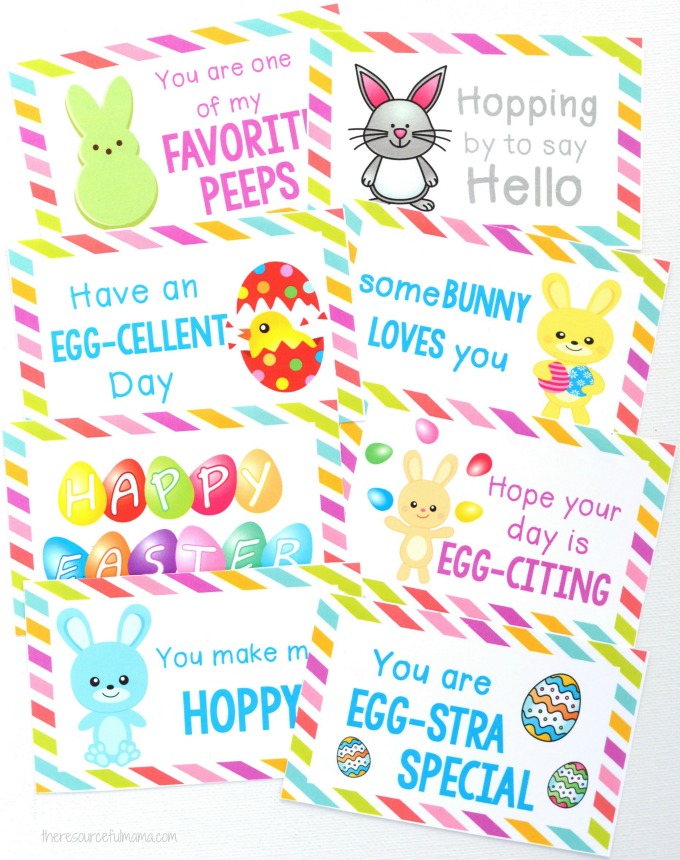 These Easter Lunch Box Notes add a fun little seasonal surprise to your child's lunch. They are sure to brighten up their day and put a smile on your child's face. 