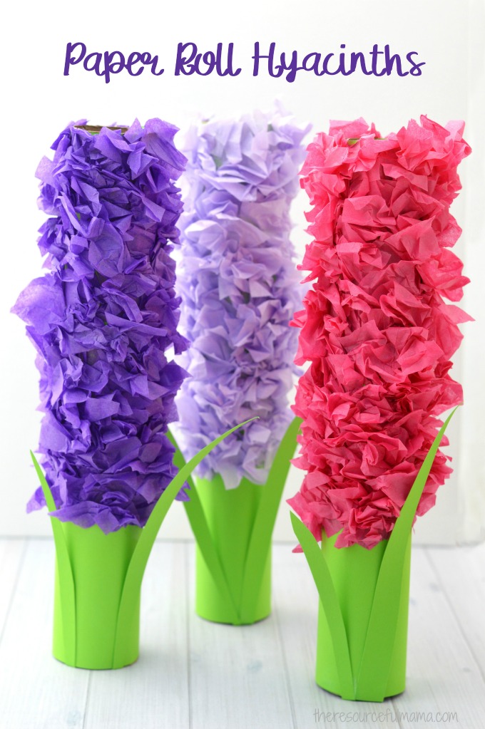 How To Make Tissue Paper Hyacinth Flowers —