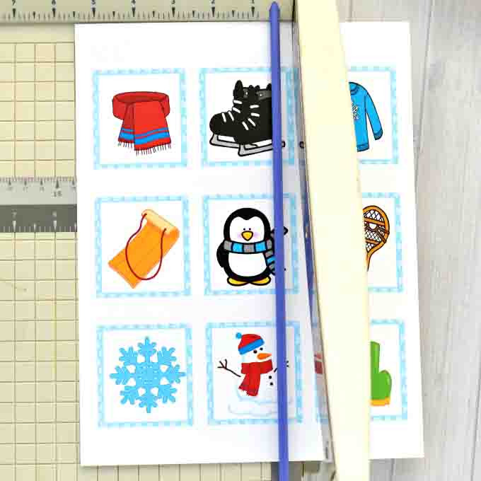 This printable winter bingo is a fun low cost, low prep activity that can be done at home when the kids are bored and stuck inside this winter or in the classroom. 