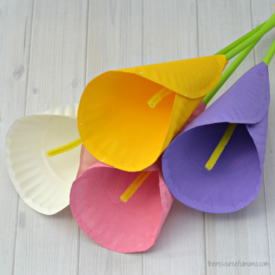 calla lilly craft feature The Resourceful Mama
