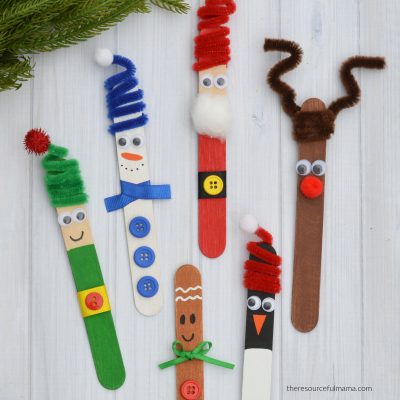 Popsicle Sticks Christmas Ornaments